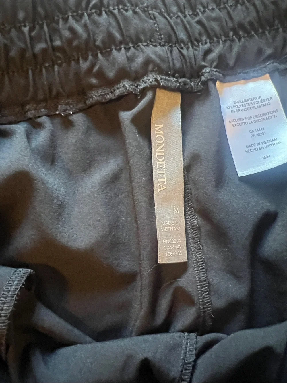 Mondetta Brown Elastic Waist Shorts - Picture 3 of 4